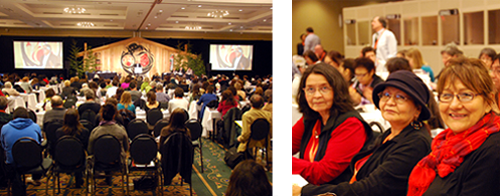 Photos de personnes au forum CNVR.