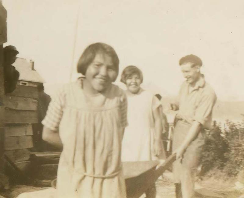 Group of students from Ahousaht school