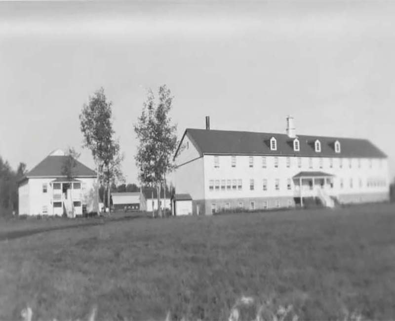 Assumption (Hay Lakes) Indian Residential School in Northern Alberta.