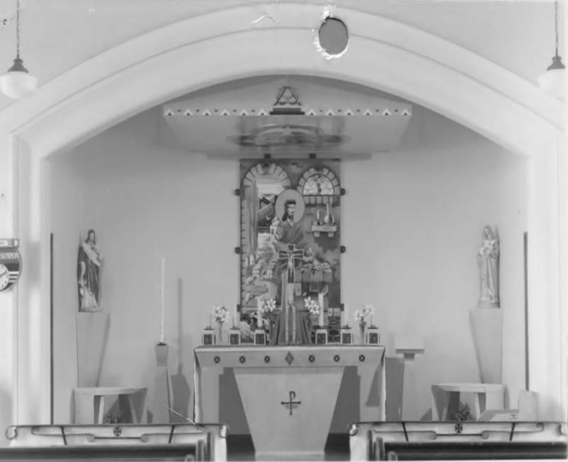 Blue Quill Sacred Heart church