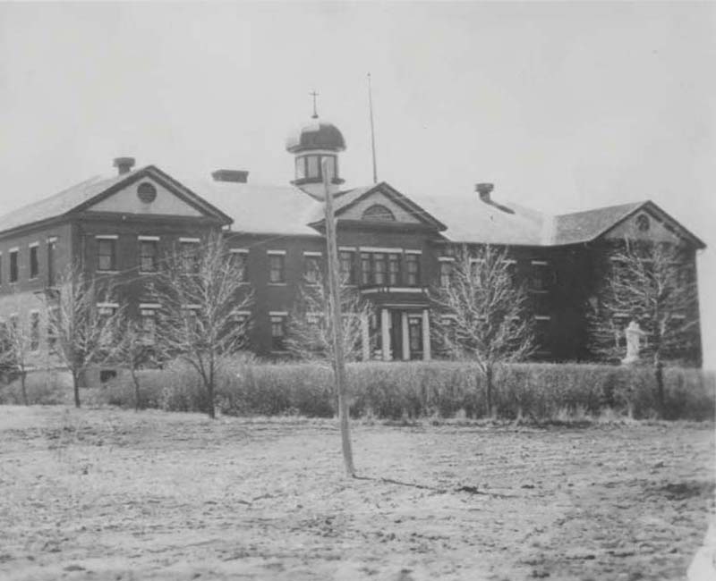 The Crowfoot Indian Residential School located at Blackfoot Crossing, Alberta.