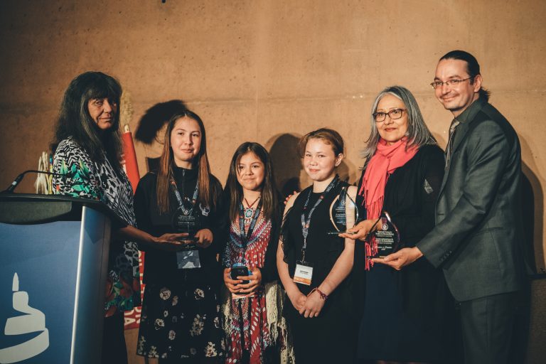 Group of people with awards at Imagine a Canada.