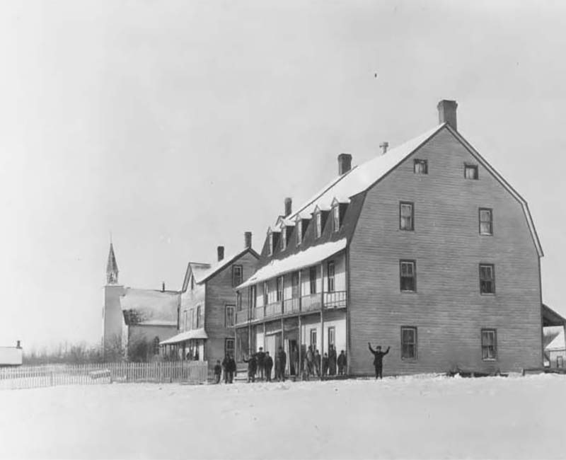 The St. Anthony’s (Onion Lake) Indian Residential School in Saskatchewan.