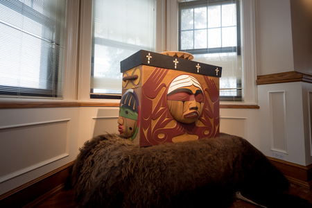Bentwood Box on display