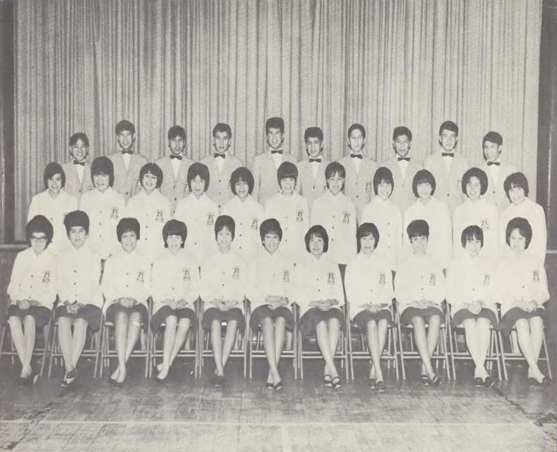 Group of students posed for photo from Portage la Prairie school