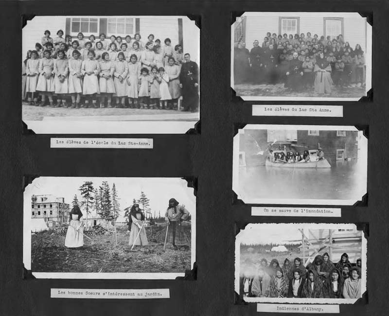 Group of photos from St. Anne's school