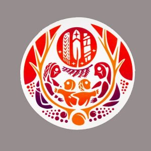 Product image of window decal with Survivors' Flag