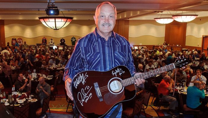 Saskatchewan native son Bryan Trottier, who asked Eugene to co-host/emcee an event with Clark Gillies and Bob Bourne at Dakota Dunes.