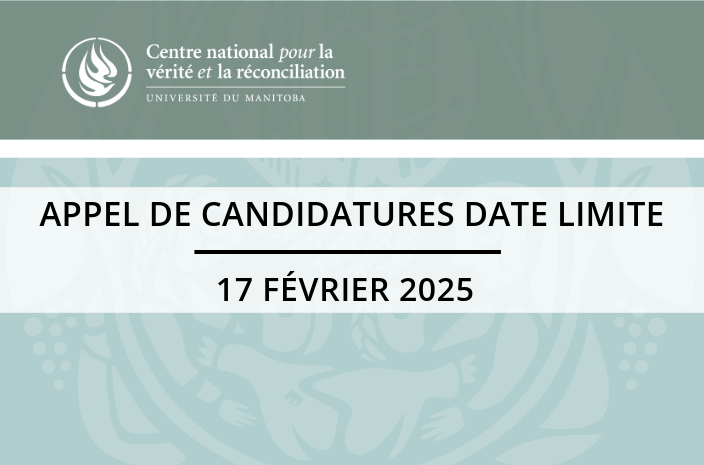 Graphique décoratif pour la date limite de l’appel de candidatures 17 février 2025