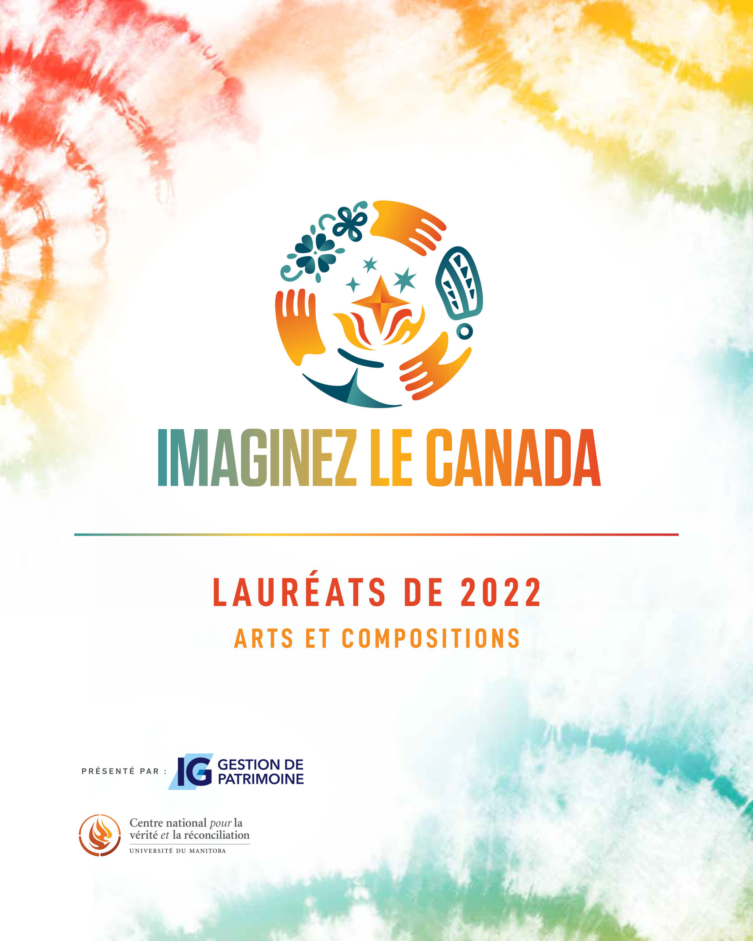 Couverture du Imaginez le Canada arts et compositions 2022 Livre Web