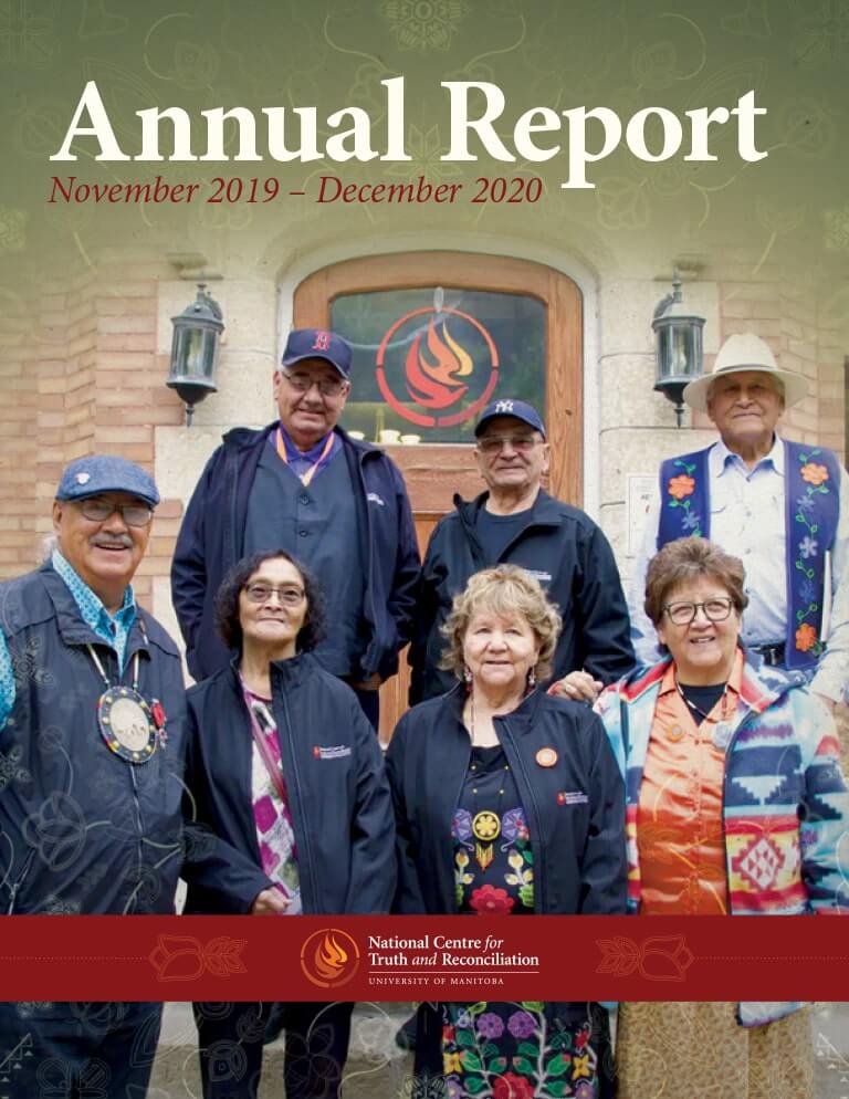 Cover for document The 2019-2020 NCTR Annual Report