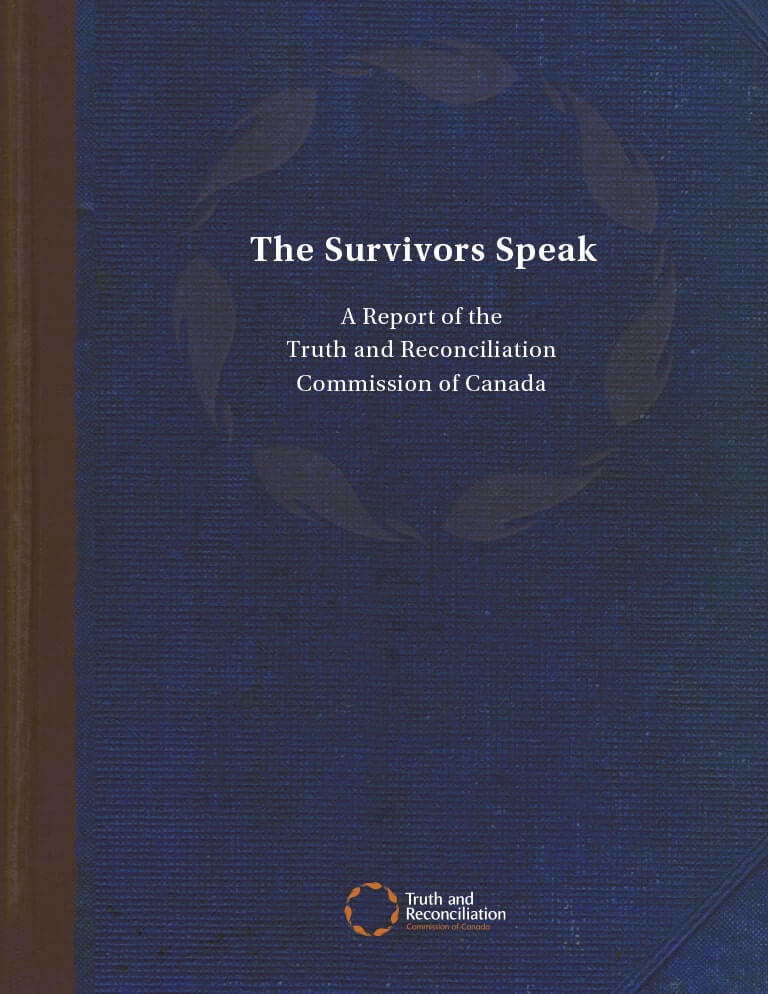 Cover for document "The Survivors Speak"