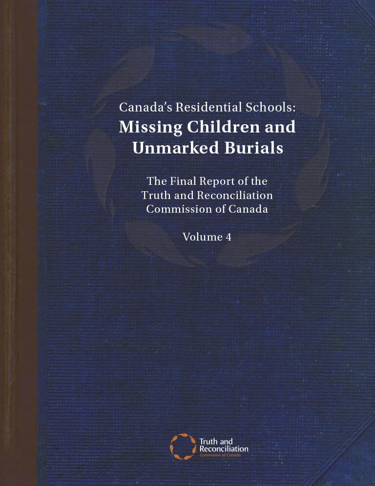 Cover for document "Canada’s Residential Schools: Missing Children and Unmarked Burials"