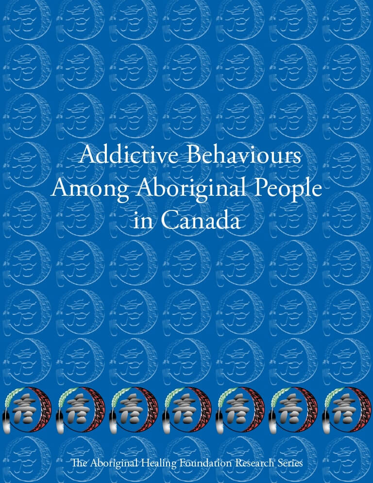 Cover for document "Addictive Behaviours Among Aboriginal People in Canada"
